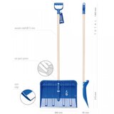Prosperplast lopata za sneg 49 alpine 2 a plava sa drvenom d drškom ( pr IL2A-B333 ) | Eponuda.com