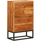  Komoda s ladicama Prirodna 55 x 30 x 90 cm Čvrsto drvo akacije | shoptok.hr