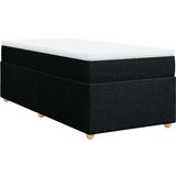 Box spring krevet s madracem crni 80 x 200 cm od tkanine | shoptok.hr