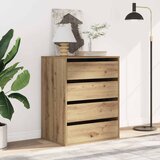  Kutna komoda s ladicama boja artisian hrast 60x41x76 cm drveni | shoptok.hr