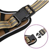 Oprsnica za pse s reflektirajućim prugama podesiva smeđa XL | shoptok.hr