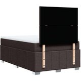  Krevet box spring s madracem tamnosmeđi 120 x 190 cm od tkanine | shoptok.hr