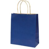  Vrečka darilna eko a5 25x10x22 PROMOCIJA - MODRA Cene