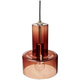 Hübsch Rjava zatemnitvena viseča svetilka s steklenim senčilom ø 20 cm Ripple – | Shoptok.si