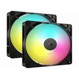 Corsair Ventilator RS140 ARGB/140mm/dual pack/crna