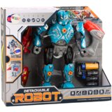  Robot Weapon za sastavljanje s zvučnim i svjetlosnim efektima - tirkizni | shoptok.hr