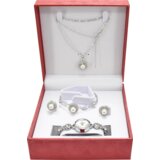  SET NAKITA OP24406 sat narukvica ogrlica minđuše srebrni WY # Cene