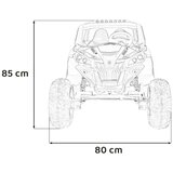  Dječji automobil na akumulator Buggy UTV-MX 2000N, bijeli Slike