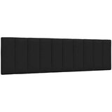 vidaXL Vzglavna stranica črna 180 cm blago Cene