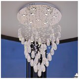  LED Kristalno plafonsko svetlo MAJURO LED/30W/230V prečnik 45 cm sjajni hrom + daljinski upravljač Cene