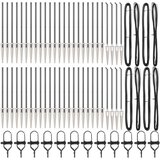  Stйbri za ograjo s kolcem 52 kos Ø32 mm 80 cm Galvanizirana jeklo | Shoptok.si