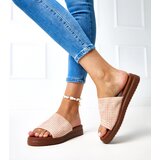  Pink flip-flops with openwork upper Idabel | shoptok.hr