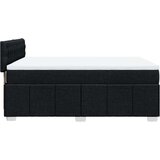  Krevet s oprugama i madracem crni 140x200 cm od tkanine | shoptok.hr