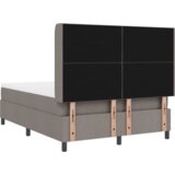  Boxspring postelja z vzmetnico in LED Taupe 160x200 cm Tkanina, (22048921) | Shoptok.si