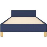  Okvir kreveta s uzglavljem bez madraca plavi 90x200 cm tkanine | Eponuda.com
