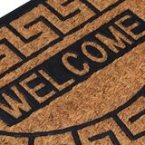  Predpražnik polkrožen 45x75 cm guma in kokosova vlakna | Shoptok.si