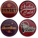 Fanattik Fallout Set of Four Metal Drinks Coasters ( 073049 ) | Eponuda.com