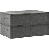  Kutije za pohranu 2 kom od tkanine 70 x 40 x 18 cm antracit | shoptok.hr