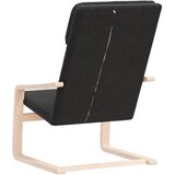  Stolica za opuštanje od tkanine crna | shoptok.hr