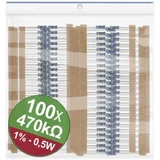 Quadrios 22P102 komplet metalnoslojnih otpora 470 kΩ aksijalno ožičen 0.5 W 1 % 1 Set