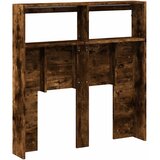 Ormarić za uzglavlje LED boja dimljenog hrasta 100x17x102 cm | shoptok.hr