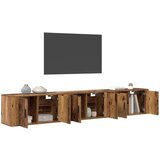  Zidni TV ormar set Zidne 3 pcs Staro drvo 80 x 34 5 x 40 cm | shoptok.hr