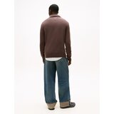 Tommy Jeans Pulover 'ESSENTIAL' rjava | Shoptok.si