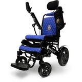 COMFY Električni invalidski voziček GO Majestic IQ 9000 - Samodejni naklon Barva Črna Blazina in naslonjalo Modra Širina sedežne površine 51 cm, (5000178102) | Shoptok.si