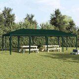 Šator za zabave Zelena 800 x 400 x 266 cm Polietilen i čelik | shoptok.hr