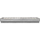  Okvir za krevet s LED svjetlima siva boja hrasta 100 x 200 cm | shoptok.hr