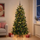  Umjetno božićno drvce s kuglicom 180 cm 300 LED lampica | shoptok.hr