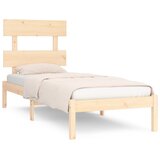  The Living Store Posteljni okvir trden les 75x190 cm - Posteljni Okvir, (21502805) | Shoptok.si