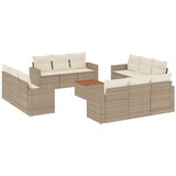  13-dijelni set vrtnih sofa s jastucima poliratan Bež | shoptok.hr