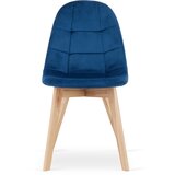Brandless BORA stol - mornarsko moder žamet x 1, (22030458) | Shoptok.si