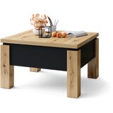 Mazzoni Multifunkcionalni sto na razvlačenje Oslo, 80-160x49x76cm, Hrast - crni Cene