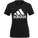 Adidas Tehnička sportska majica crna / bijela