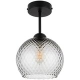 Brilagi LED plafonski luster R GLASS 1xE27/60W/230V prečnik 25 cm crna/dimljeno-siva | Eponuda.com