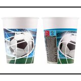  Papirnati kozarci s nogometnim vzorcem - 8 kos - 200 ml | Shoptok.si