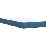 vidaXL Box spring postelja z vzmetnico modra 80x200 cm žamet, (21310442) | Shoptok.si