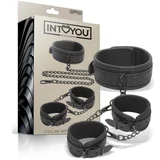Ovratnica in lisice Intoyou Black Shadow
