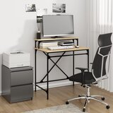  Radni stol boja hrasta 80x50x90 cm konstruirano drvo i željezo | shoptok.hr