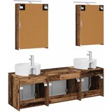  Set ormarića za kupaonicu 5 kom. Staro drvo Konstruirano drvo | shoptok.hr
