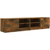 Furnova TV omarica 2 kosa dimljeni hrast 80x35x36,5 cm konstruiran les, (21922777) | Shoptok.si