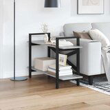 vidaXL Knjižna polica Siva Sonoma 100 x 33,5 x 64 cm Konstruiran les Cene