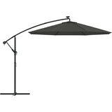  Konzolni suncobran s LED svjetlima i čeličnom šipkom 300 cm | shoptok.hr