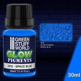 Green Stuff World Glow in the Dark Pigment Space Blue 30ml | Pigment koji svetli u mraku Space Blue 30ml Cene