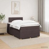  Boxspring krevet s madracem Tamno smeđa 120 x 200 cm Tkanina - Tamno smeđa 120 x 200 cm Dizajn linija | shoptok.hr