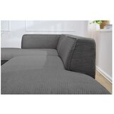 Bobochic Paris Tamno siva kutna garnitura od samta (s lijevim kutom/u obliku slova L) Megeve – | shoptok.hr
