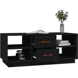  Stolić za kavu crni 100 x 50 x 41 cm od masivne borovine | Shoptok.si
