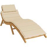  Jastuk za ležaljku bež 186 x 58 x 3 cm od tkanine Oxford | shoptok.hr